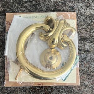 NEW Elegant Gold Door Knocker